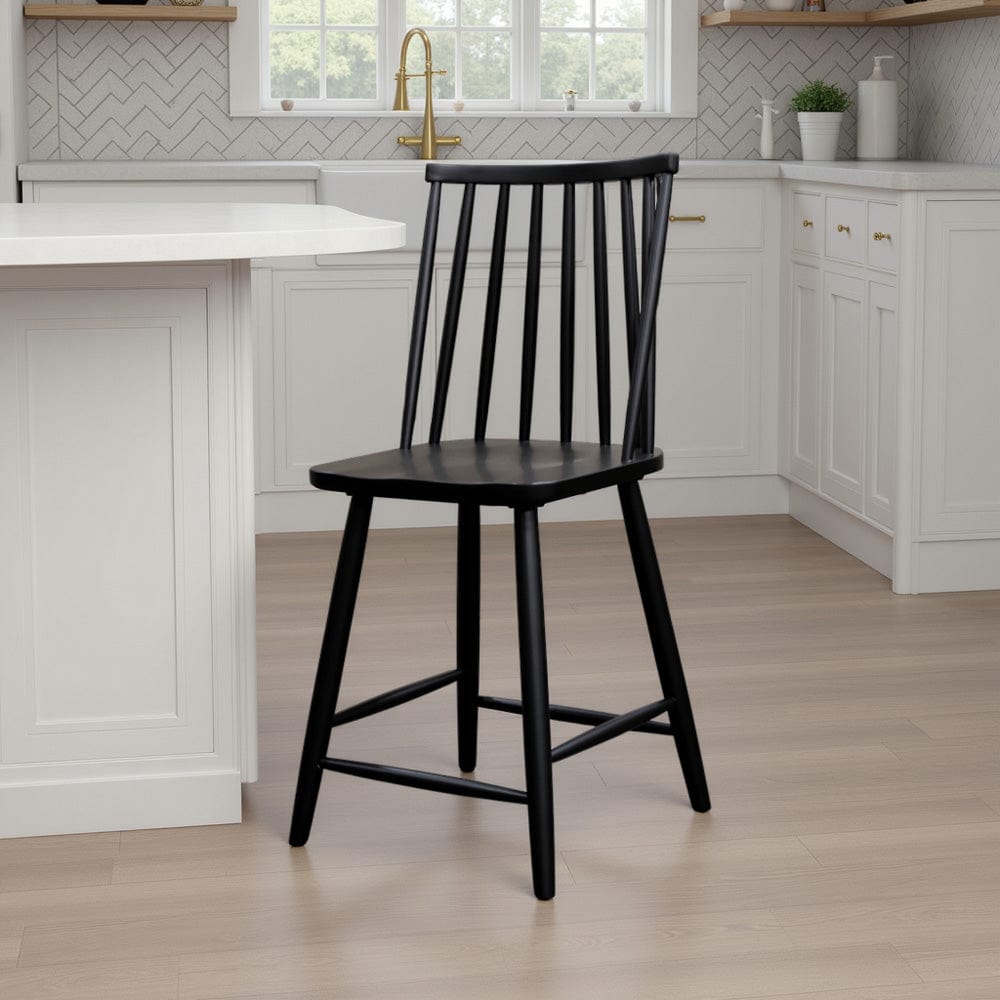 Alpine Furniture - Felix Windsor Counter Height Barstool, Set of 2 - 1640-04 view 7