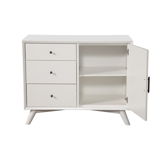 Alpine Furniture - Flynn Accent Cabinet, White - 966-W-14 view 2