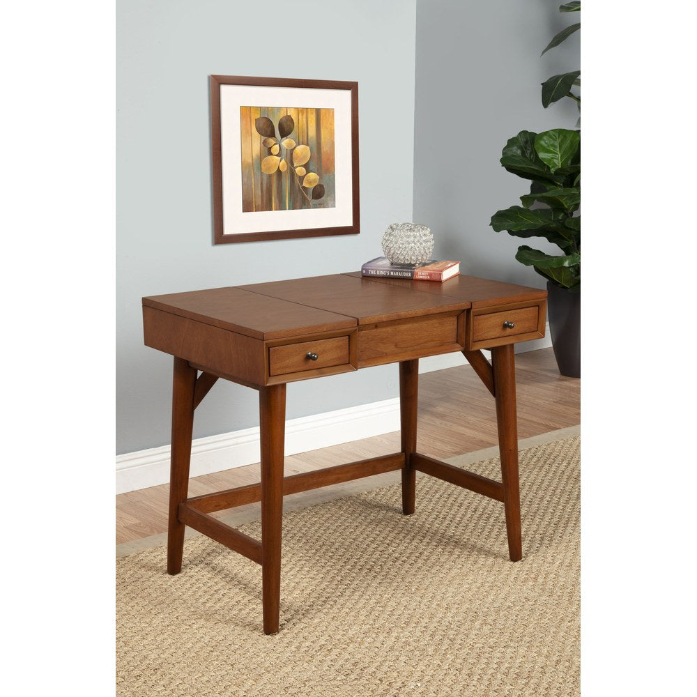 Alpine Furniture - Flynn Bedroom Vanity, Acorn - 966-19 view 9