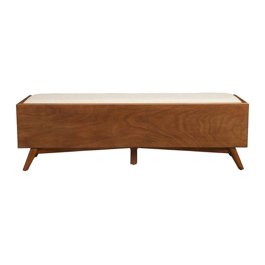 Alpine Furniture - Flynn Bench, Acorn - 966-12 view 5