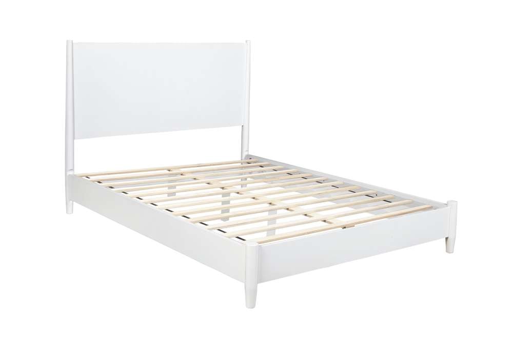 Alpine Furniture - Flynn California King Platform Bed, White - 766-W-07CK veiw 3