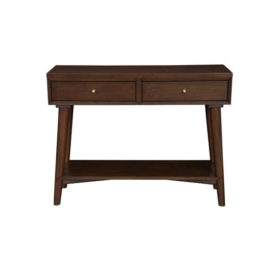 Alpine Furniture - Flynn Console Table, Walnut - 966WAL-63 view 2