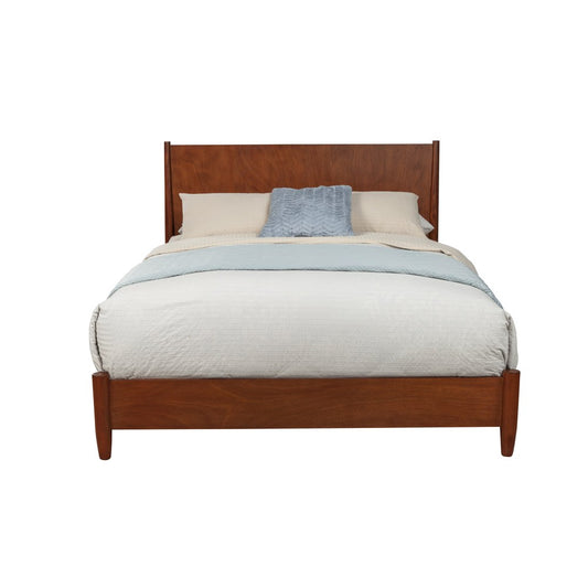 Alpine Furniture - Flynn Queen Platform Bed, Acorn - 766-01Q view 2