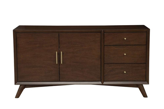 Alpine Furniture - Flynn Sideboard, Walnut - 966WAL-64 veiw 4