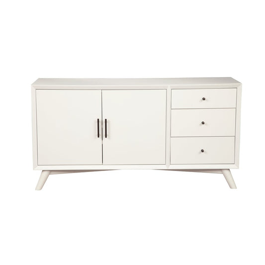 Alpine Furniture - Flynn Sideboard, White - 966-W-64 view 2