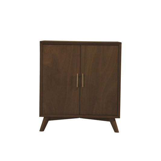 Alpine Furniture - Flynn Small Bar Cabinet, Walnut - 966WAL-17 view 2