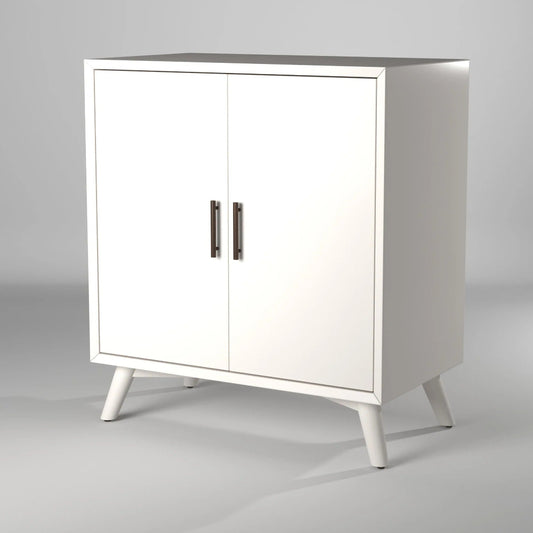 Alpine Furniture - Flynn Small Bar Cabinet, White - 966-W-17 view 2