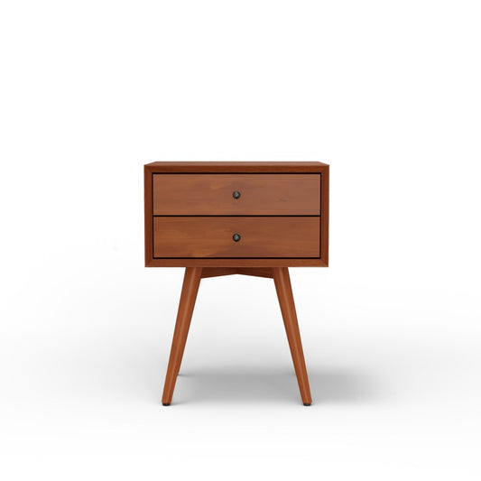 Alpine Furniture - Flynn Small Nightstand, Acorn - 966-32 view 2