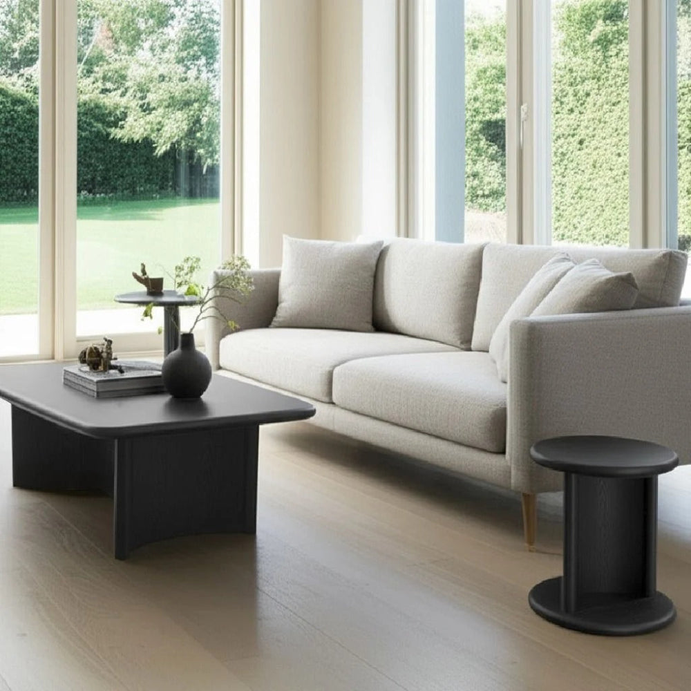 Alpine Furniture - Gabrielle Coffee Table, Black - 4225BLK-61 view 8