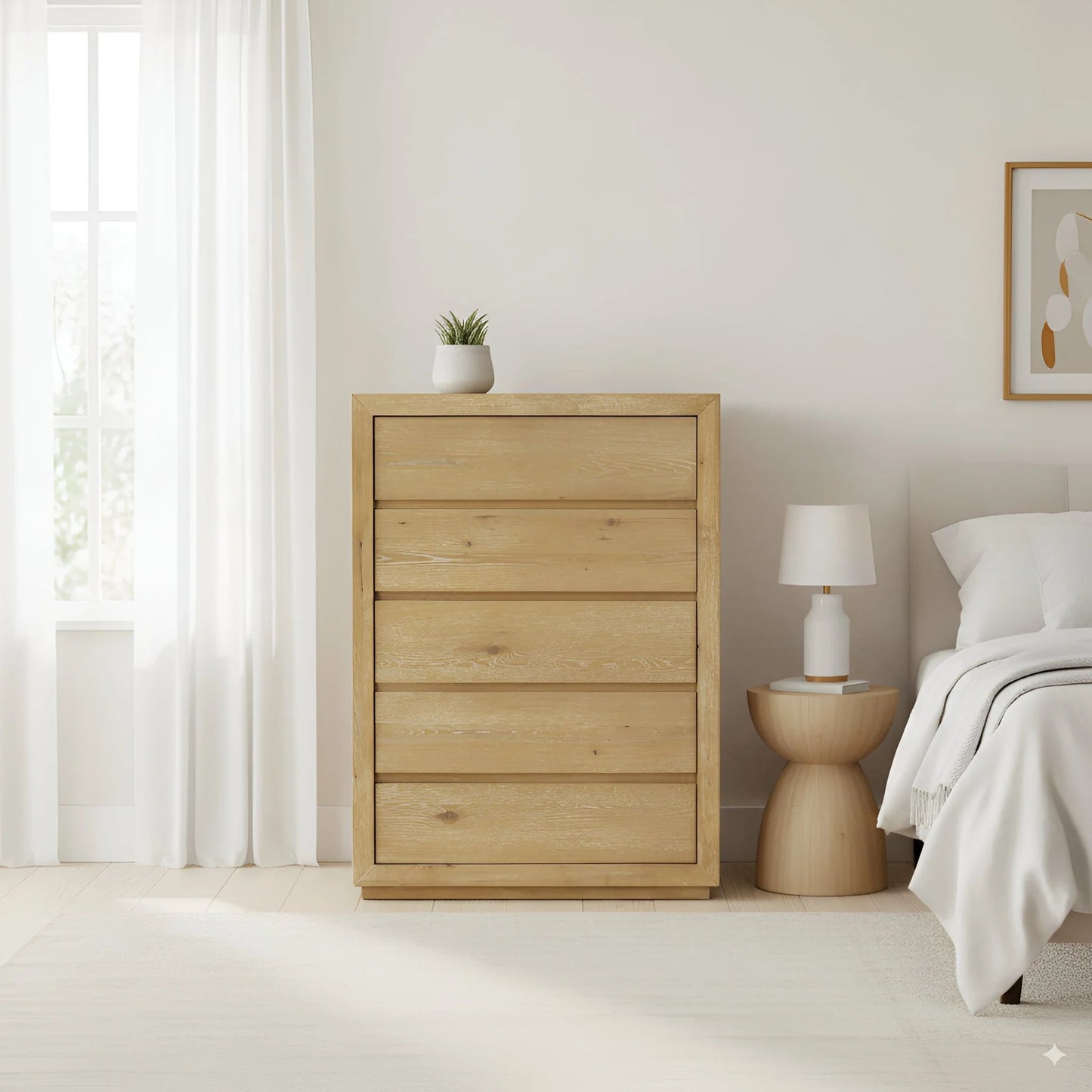 Alpine Furniture - Harper Five Drawer Chest - 255-05 view 7