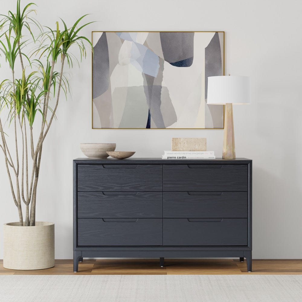 Alpine Furniture - June 60" Dresser, Vintage Black - 2359BLK-73 view 6