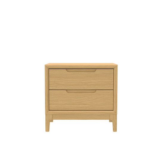 Alpine Furniture - June Nightstand, Light Oak - 2359OAK-02 view 2