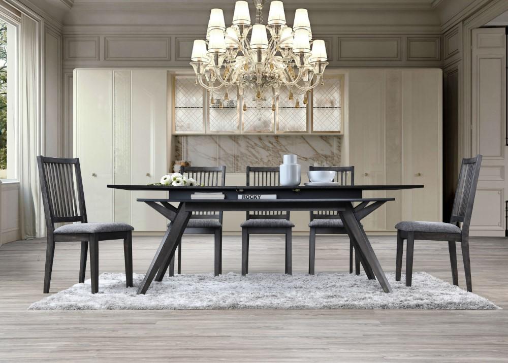 Alpine Furniture - Lennox Rectangular Extension Dining Table, Dark Tobacco - 5164-01 veiw 2