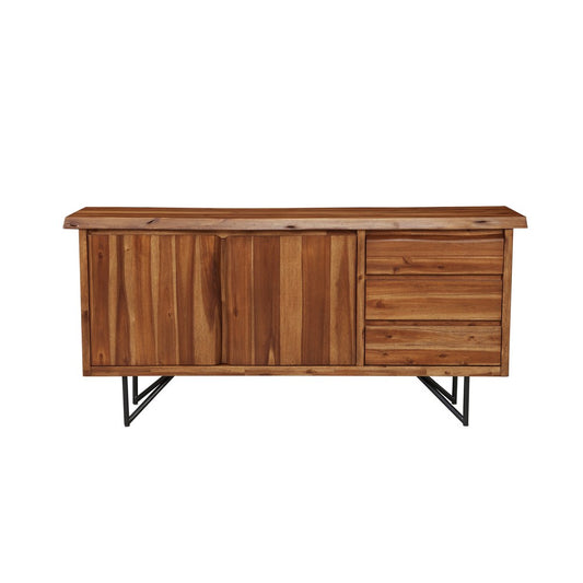 Alpine Furniture - Live Edge Server, Light Walnut - 1968-06 view 2