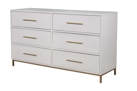 Alpine Furniture - Madelyn Six Drawer Dresser - 2010-03 veiw 2
