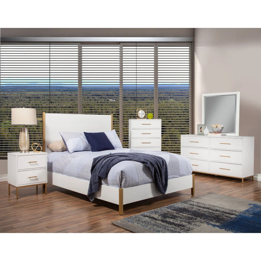 Alpine Furniture - Madelyn Two Drawer Nightstand - 2010-02 view 8