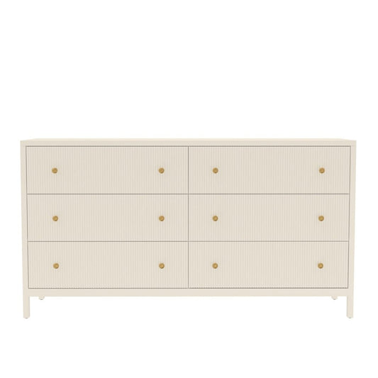 Alpine Furniture - Marsha Dresser, Coconut Milk - 2368-03 view 2