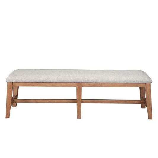 Alpine Furniture - Olejo Solid Pine Dining Bench, Natural - 3426-03 veiw 2