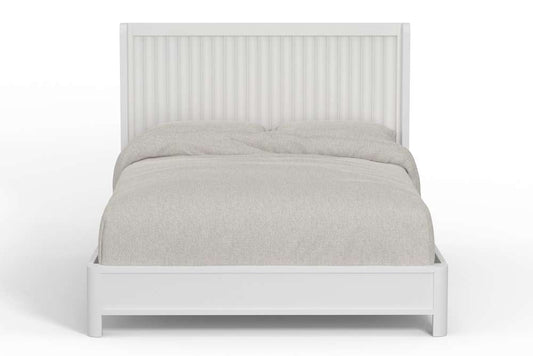Alpine Furniture - Stapleton California King Panel Bed, White - 2090-07CK view 2