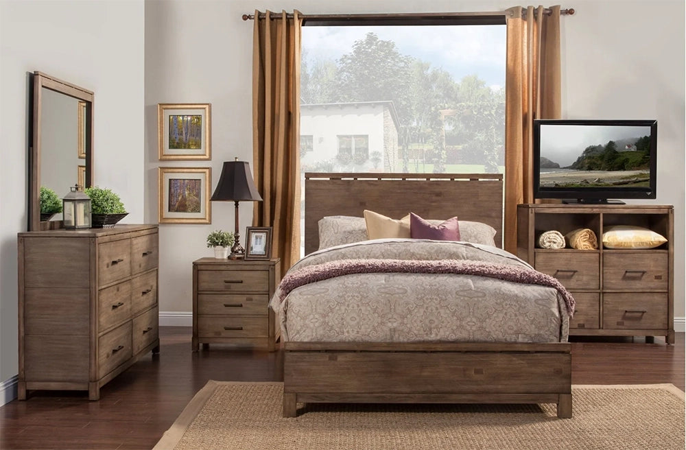 Alpine Furniture - Sydney 4 Drawer TV Media Chest - 1700-11