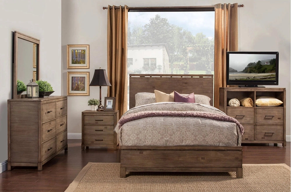 Alpine Furniture - Sydney Queen Panel Bed - 1700-01Q