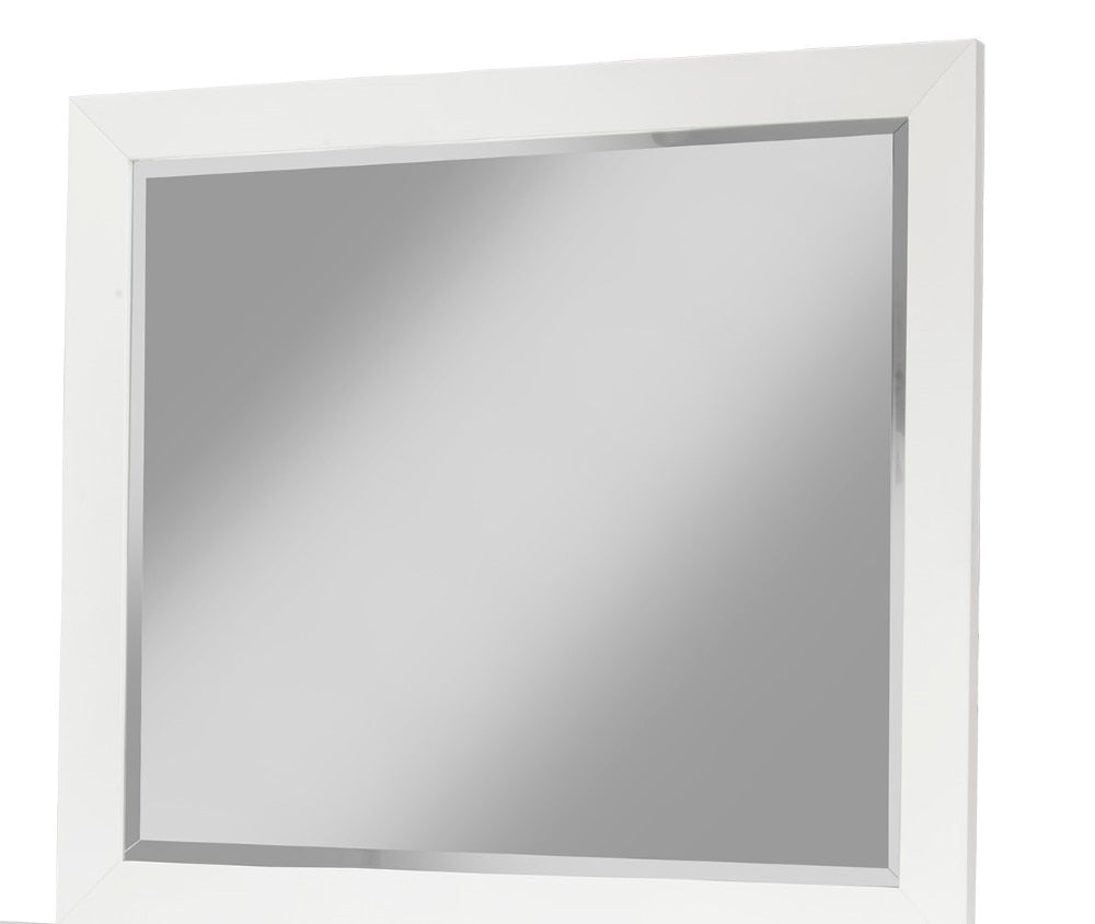 Alpine Furniture - Tranquility Mirror, White - 1867-06 veiw 1