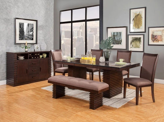 Alpine Furniture - Trulinea Sideboard, Dark Espresso - 6084-06 view