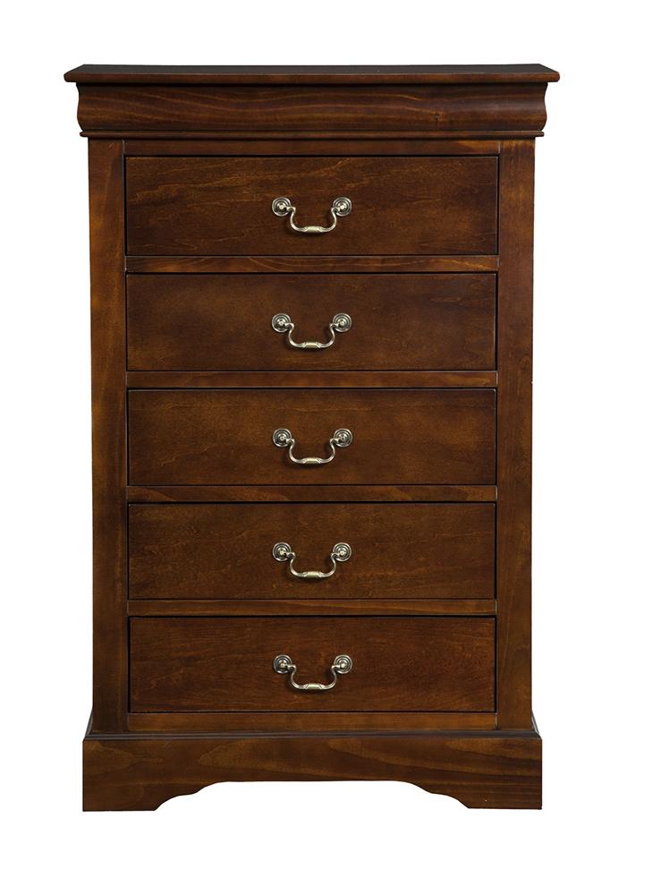 Alpine Furniture - West Haven 5 Drawer Tall Boy Chest - 2204 veiw 1