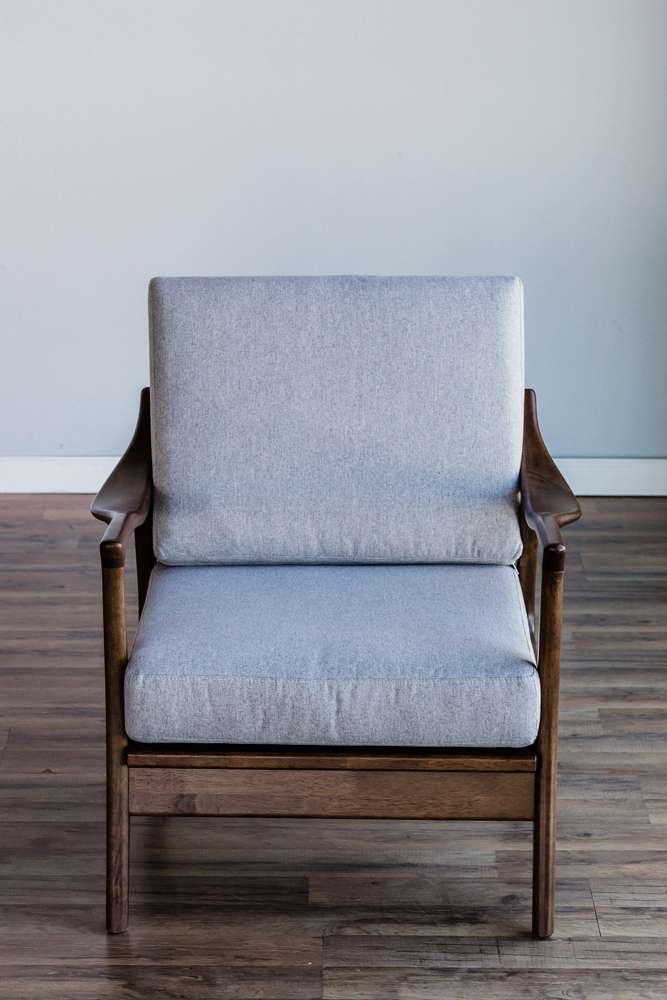Alpine Furniture - Zephyr Slate Lounge Chair with Removable Cushions - RT560A veiw 2