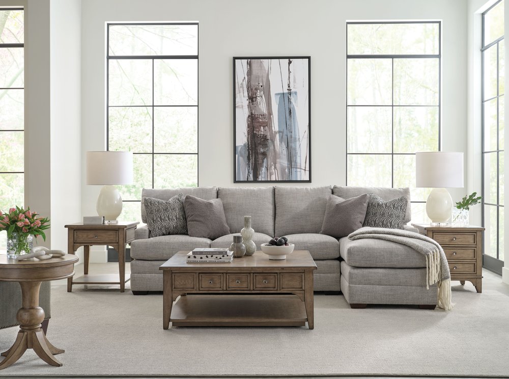 American Drew - Carmine Latte Beatrix Square Coffee Table - 151-911 view 3