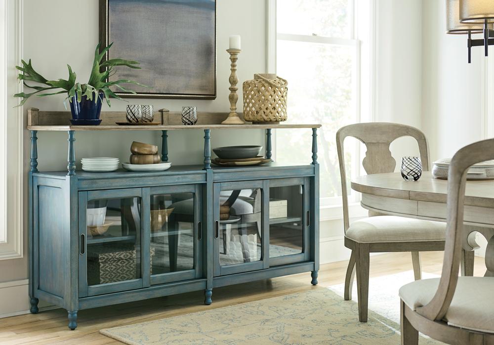 American Drew - Litchfield Dorset Credenza - Blue - 750-858B veiw 2