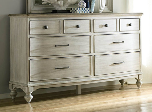 American Drew - Litchfield Sunwashed Finish Weymouth Dresser With Weave Mirror - 750-130020 view 2