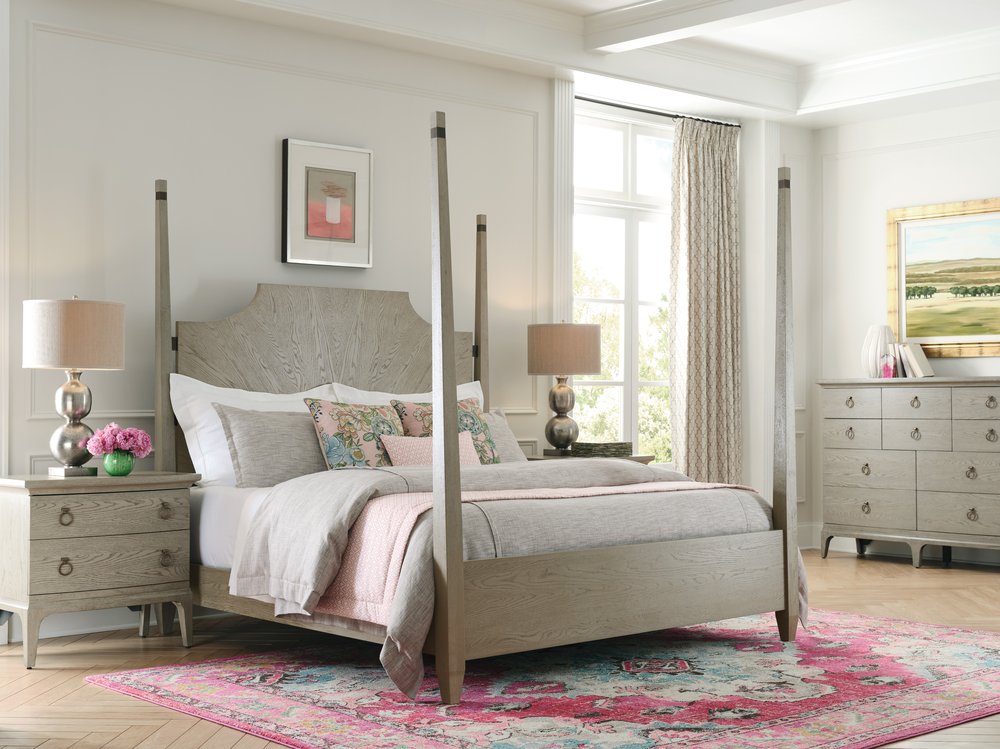 American Drew - Milan Stone Catherine 10 Drawer Dresser With Landscape Mirror - 501-131020 view 9