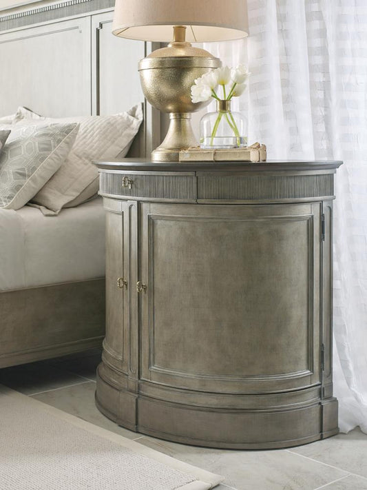 American Drew - Savona Demilune Bachelor Chest Versaille Finish W/Elm Top - 654-423 veiw 2