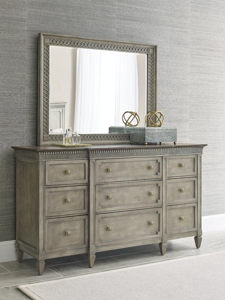 American Drew - Savona Dresser and Mirror - 654-030_130 veiw 1