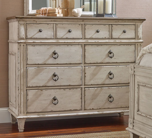 American Drew - Southbury Parchment And Fossil Bureau With Mirror - 513-131040 view 2