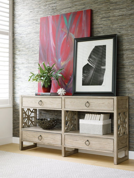 American Drew - Vista Oyster Biscayne Hall Console Table - 803-925 view 2