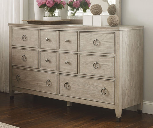 American Drew - Vista Oyster Fremont Dresser With Mirror - 803-130030 view 2