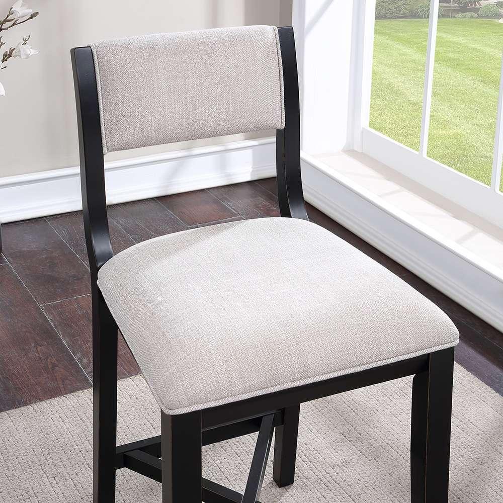 American Woodcrafters - Barcelona 26in Stool - Midnight Black - B2-270-26F veiw 10