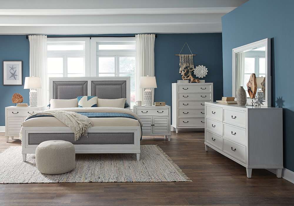 American Woodcrafters - Dunescape 5-Drawer Chest - White - 1210-150 veiw 3