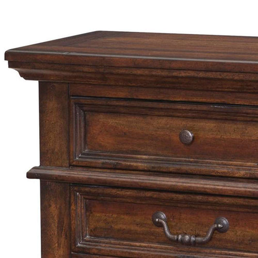 American Woodcrafters - Stonebrook Nightstand - Tobacco Finish - 7800-430 veiw 2