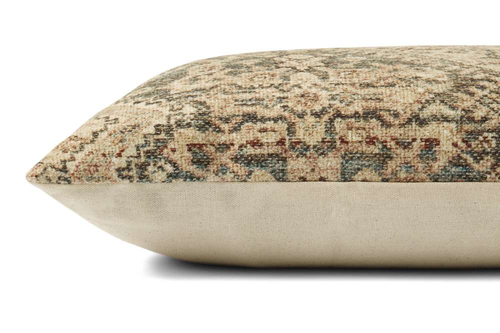 Angela Rose x Loloi - Midnight Slate / Sand 13 x 21 Cover w/Down Pillow - DSETPAR0001SLSAPIL5 veiw 3