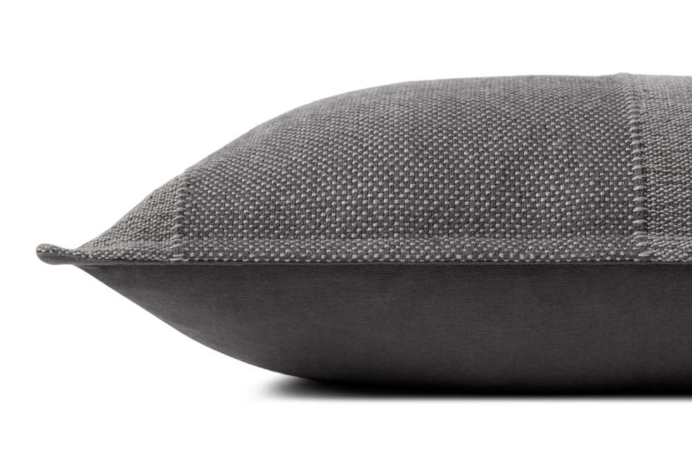 Angela Rose x Loloi - Nadine PAR0021 Slate 13 x 35 Cover w/Down Pillow - DSETPAR0021SL00PI29 veiw 2