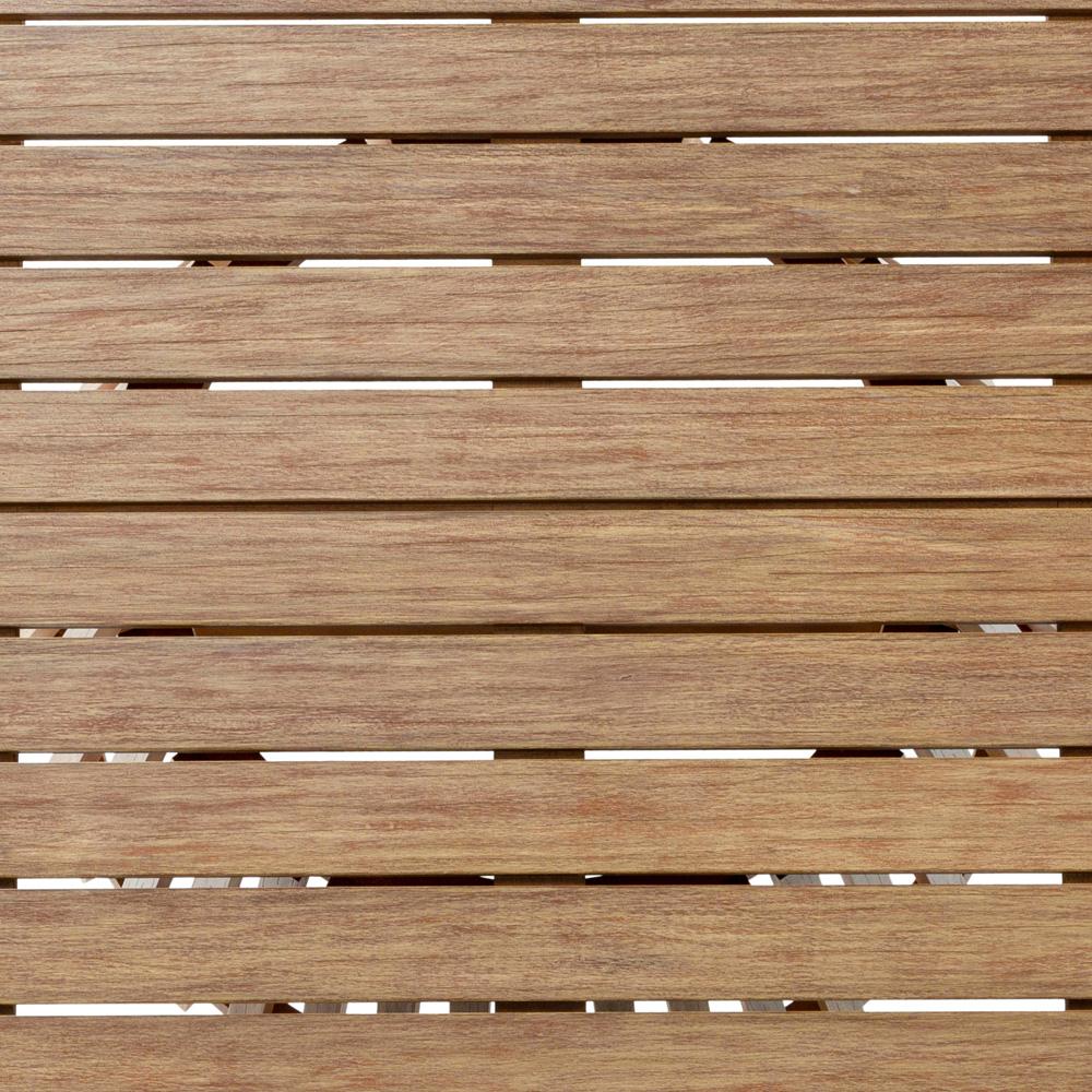 Armen Living - Escondido Outdoor Patio Round Dining Table in Light Eucalyptus Wood - LCESDIEUC veiw 6