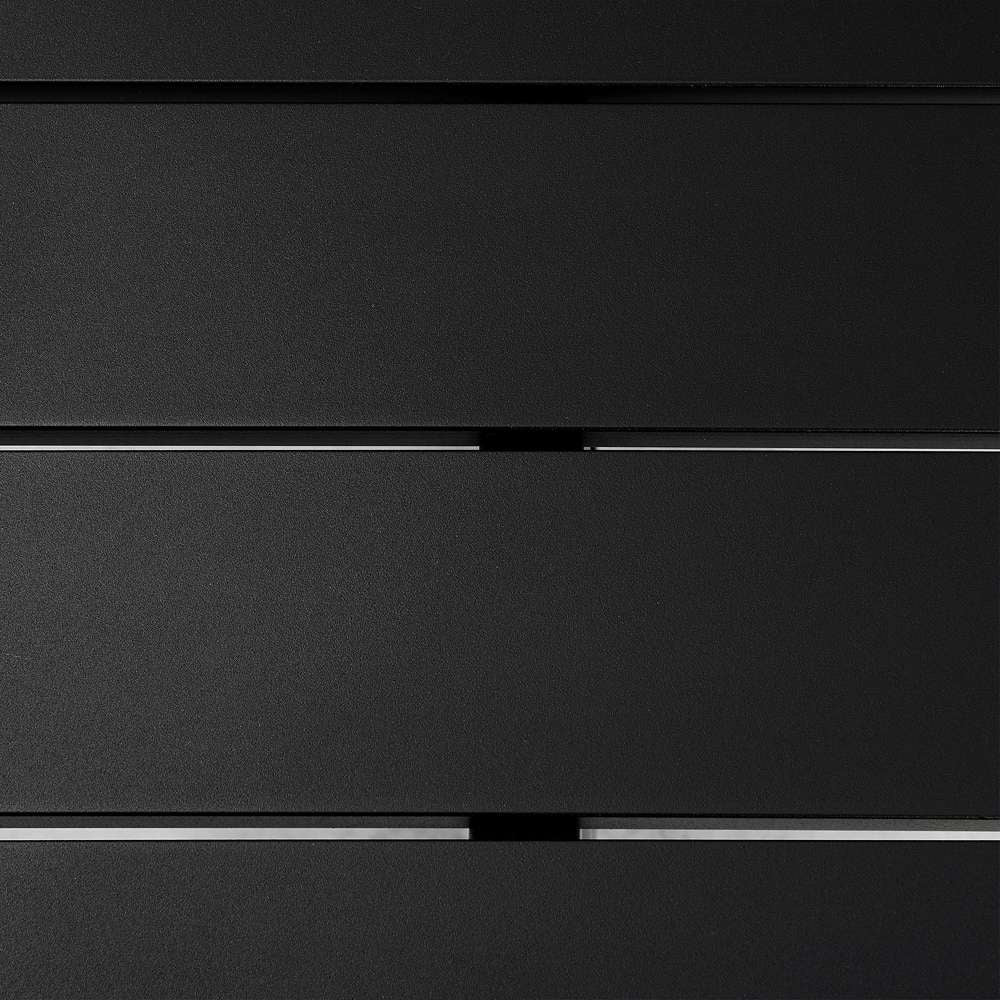 Armen Living - Grand Outdoor Patio Round Dining Table in Aluminum - 840254332690 veiw 6