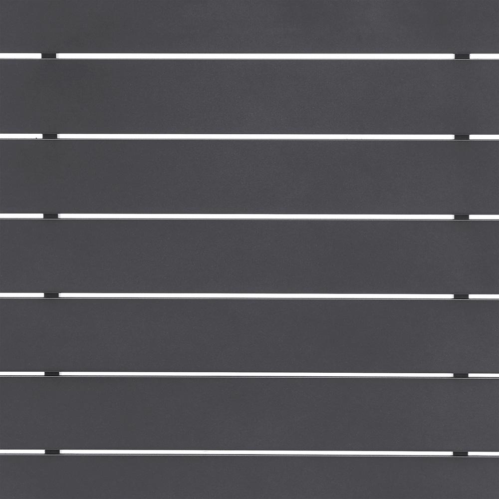 Armen Living - Menorca Outdoor Patio Bar Height Dining Table in Aluminum - LCMQBTGR30 veiw 4