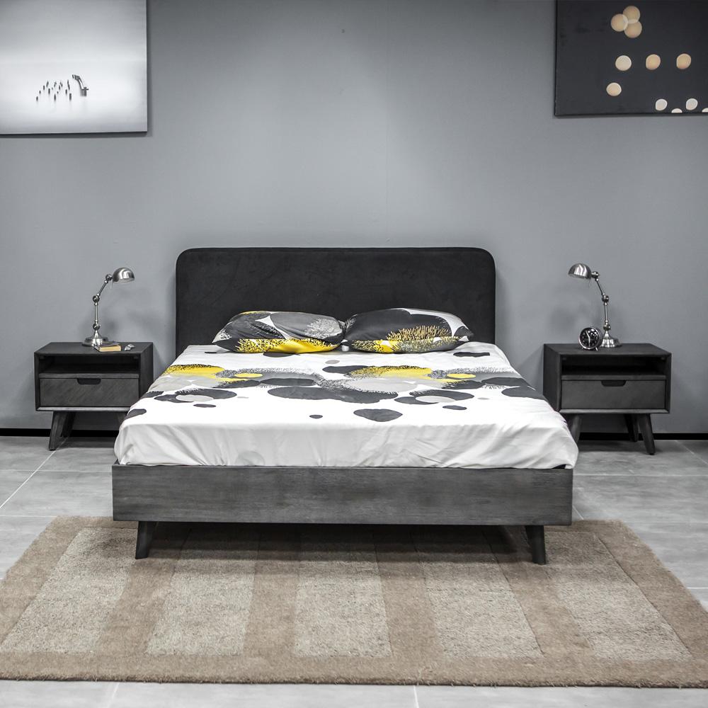 Armen Living - Mohave 3 Piece Acacia Queen Bed and Nightstands Bedroom Set - SETMVBDQN3A - CLOSEOUT veiw 5