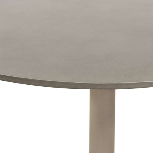Armen Living - Pippa Concrete and Metal Tulip Round Dining Table - LCPIDICCGR veiw 2