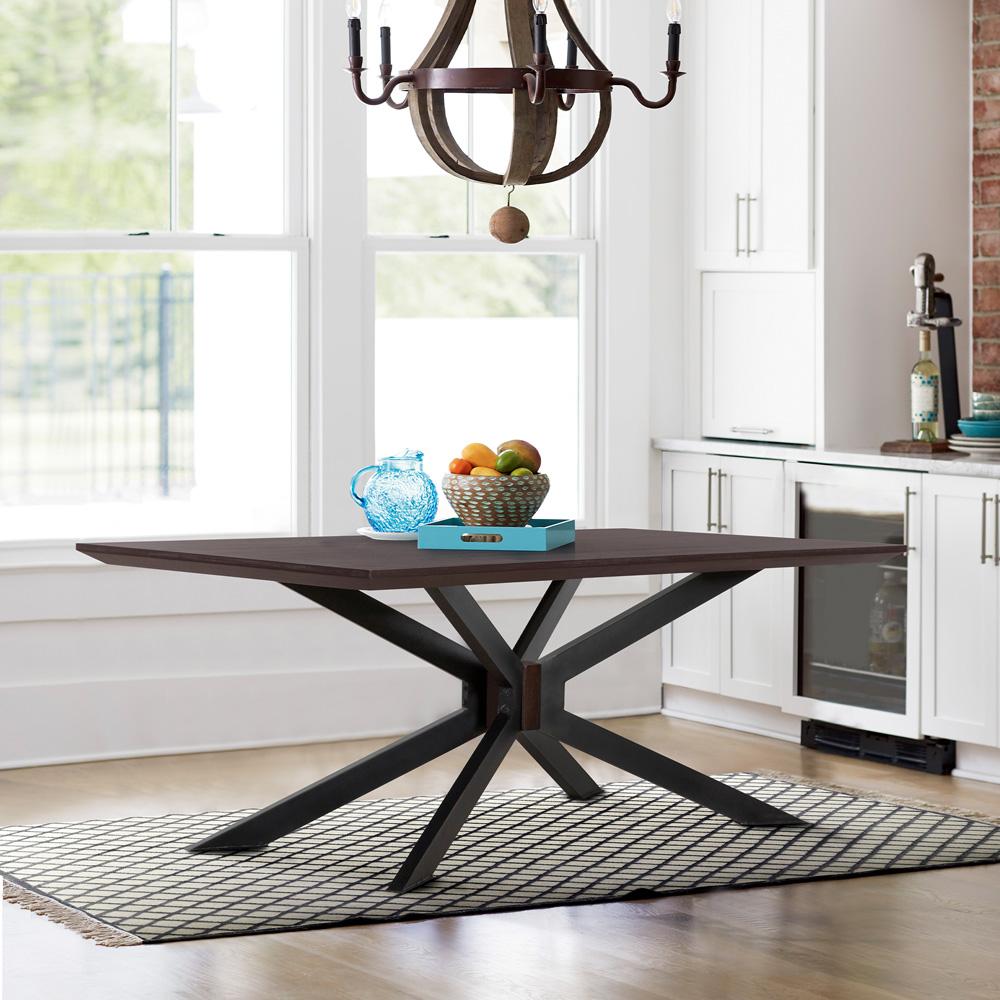 Armen Living - Pirate Acacia Modern Dining Table - LCPIDIAC veiw 5
