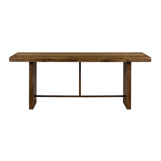 Armen Living - Superb Rustic Oak Dining Table - LCSUDIRU - CLOSEOUT veiw 2